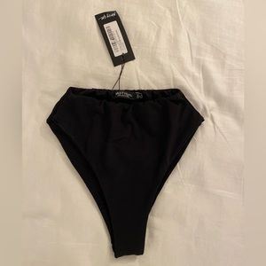 Black High Waisted Bikini Bottoms
